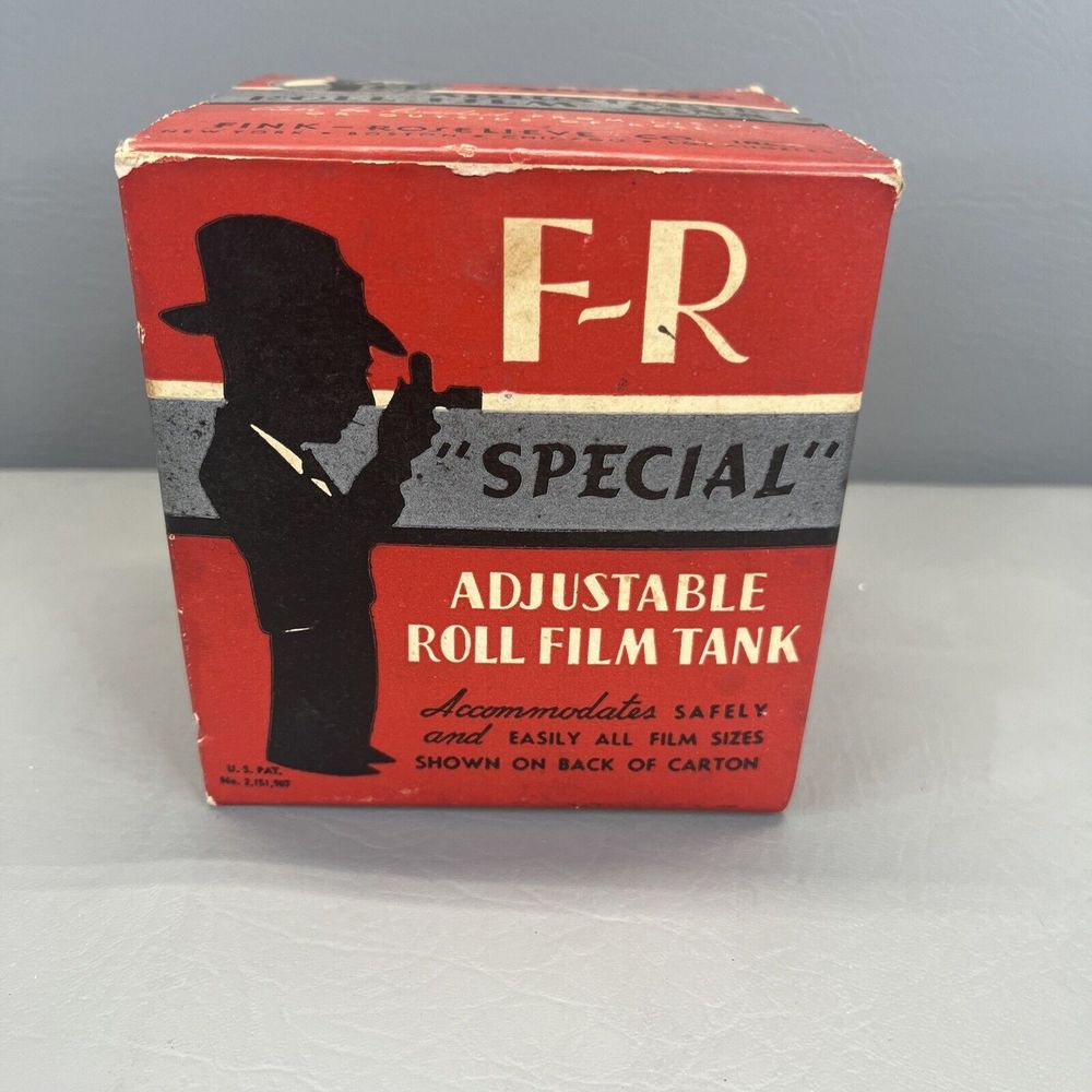 Fink Roselieve FR Special Adjustable Rill Film Tank Advertising Box Photography